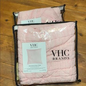 Rochelle Pale Pink Euro Sham Set